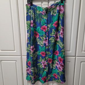 Sag Harbor Tropical Skirt (M)